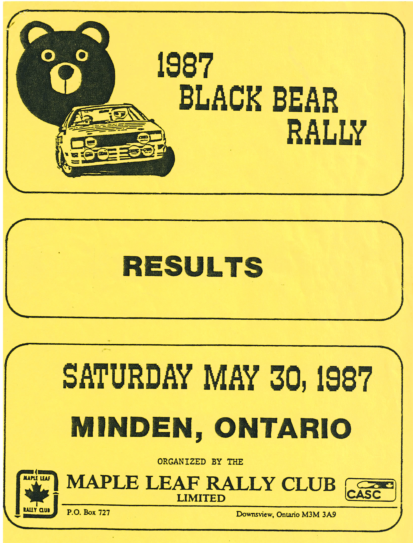 Official Results