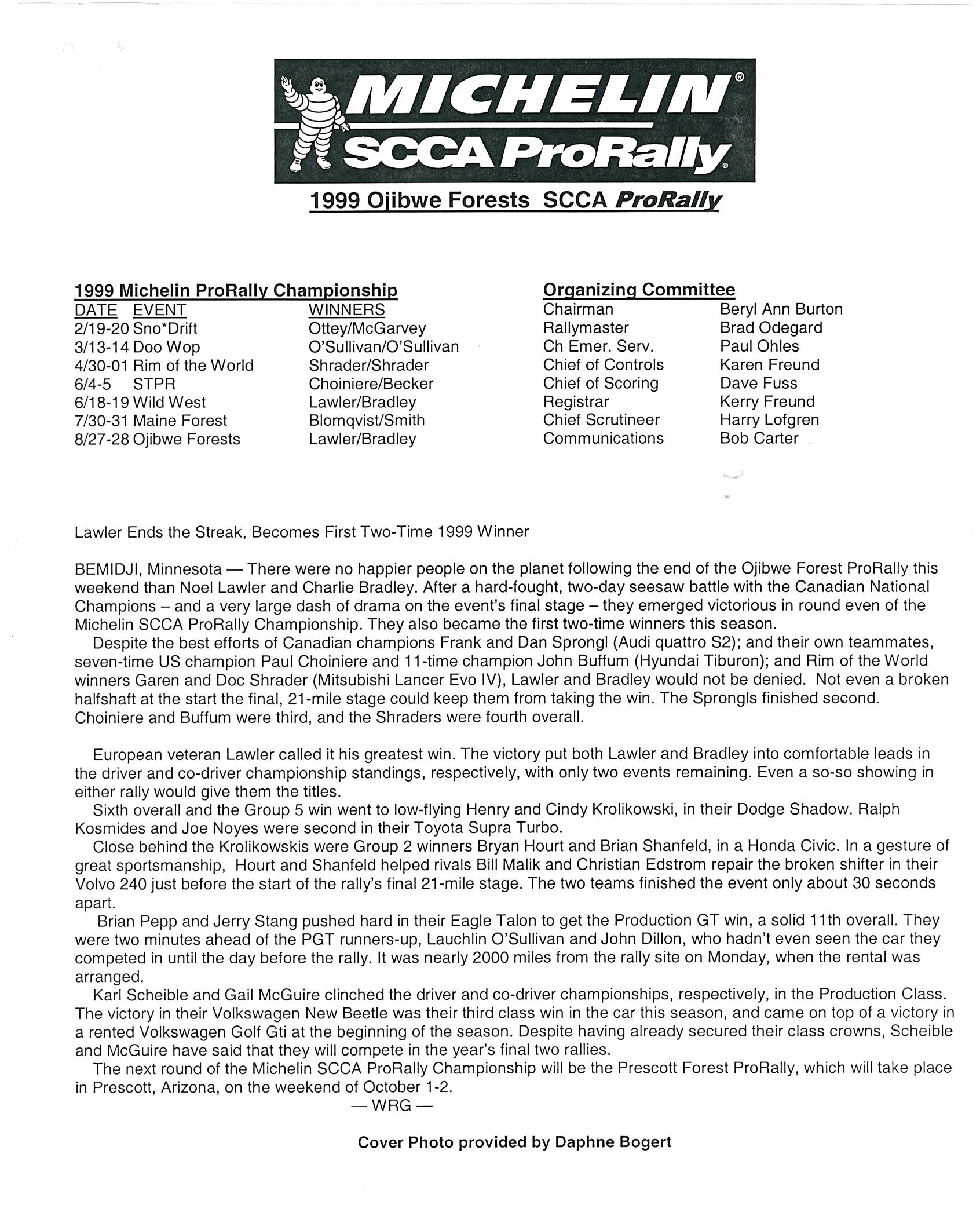 Official Results