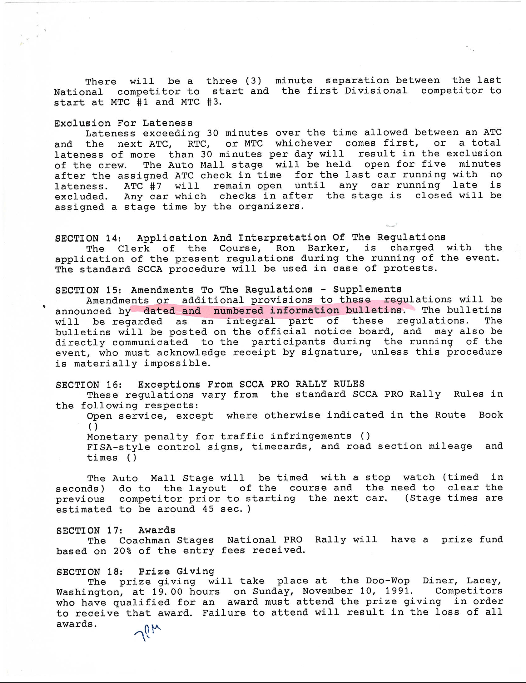 1991 Coachman Stages