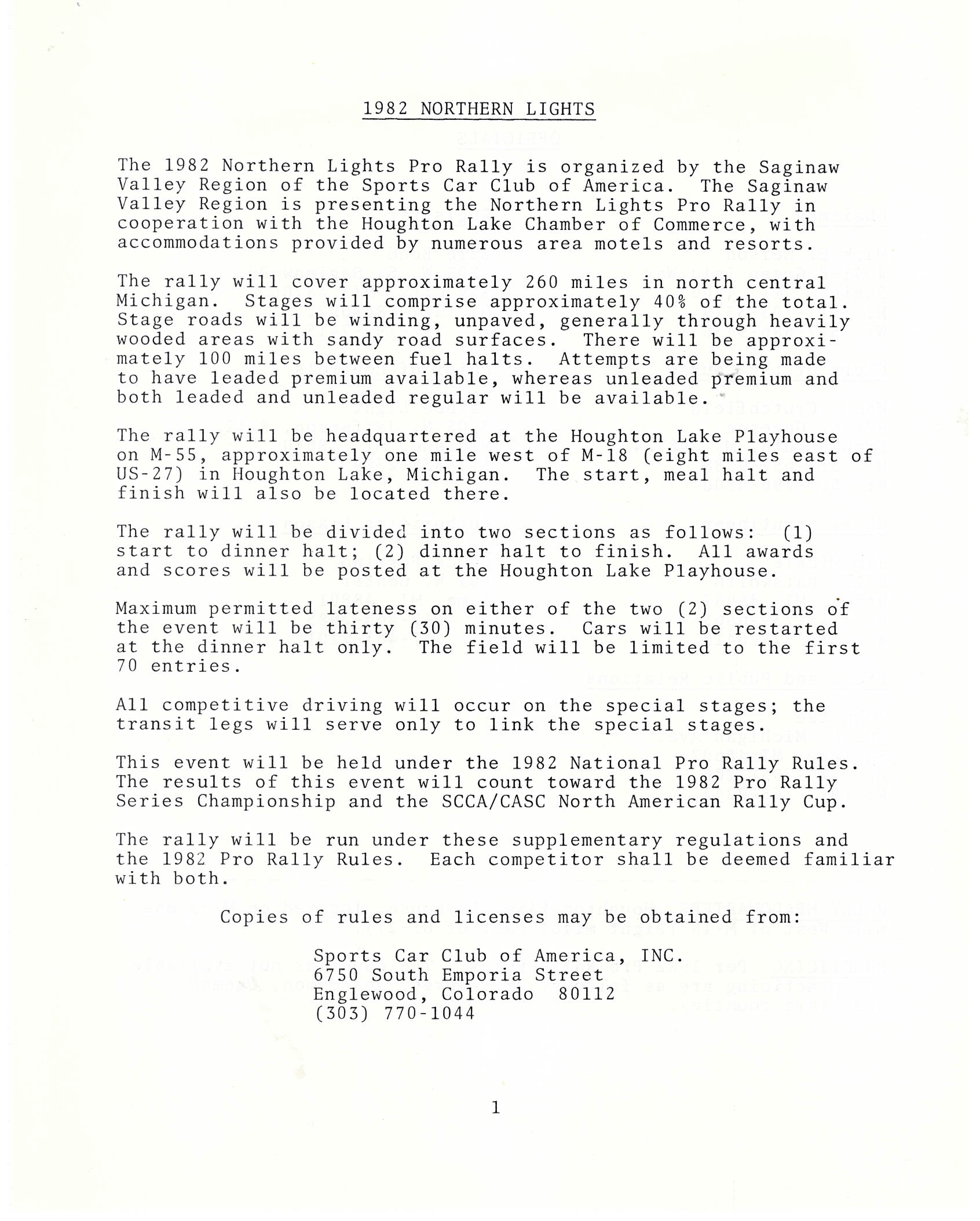 Northern Lights 1982